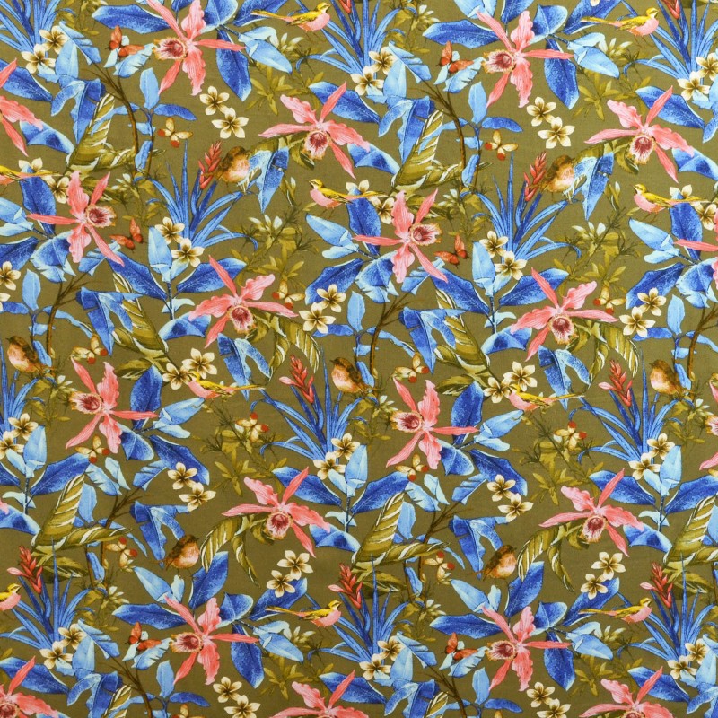 Viscose Khaki Background - Ribes y Casals