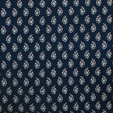 Viscose Geometric Branchs Navy - Ribes y Casals