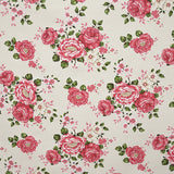 Floral Print Villela Fabric Ecru Background - Ribes y Casals