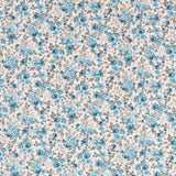 Viyela Fabric Cretonne Flower Blue - Ribes y Casals