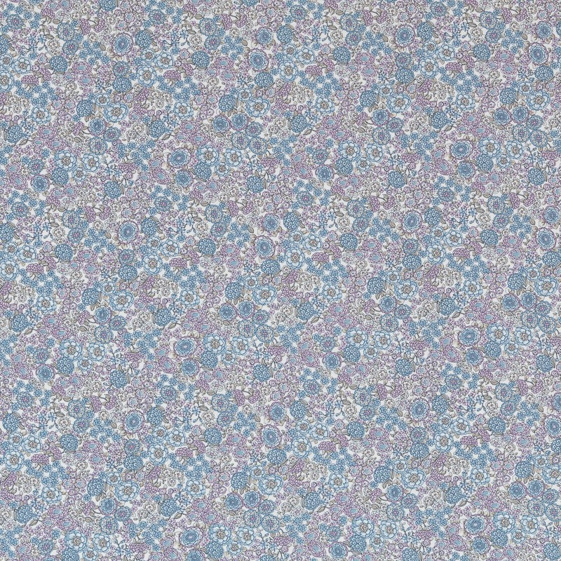 Viyela Fabric Florida Blue - Ribes y Casals