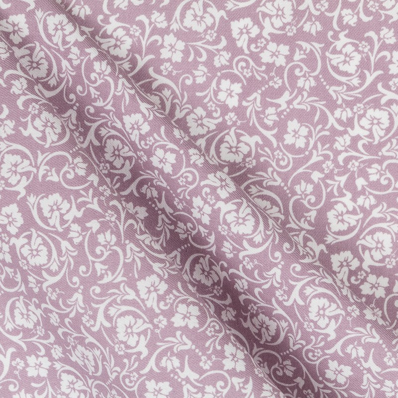 Viyela Fabric Mosaic Floral Lila - Ribes y Casals