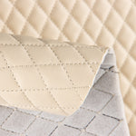 Diamond Quilted Faux Leather Beige - Ribes y Casals