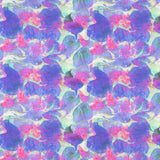 Purple Marble Flowers Poplin Fabric - Ribes y Casals
