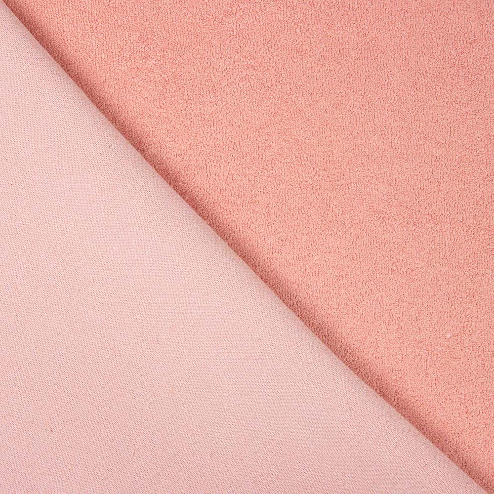 Terrycloth Pink Make-up Fabric - Ribes y Casals