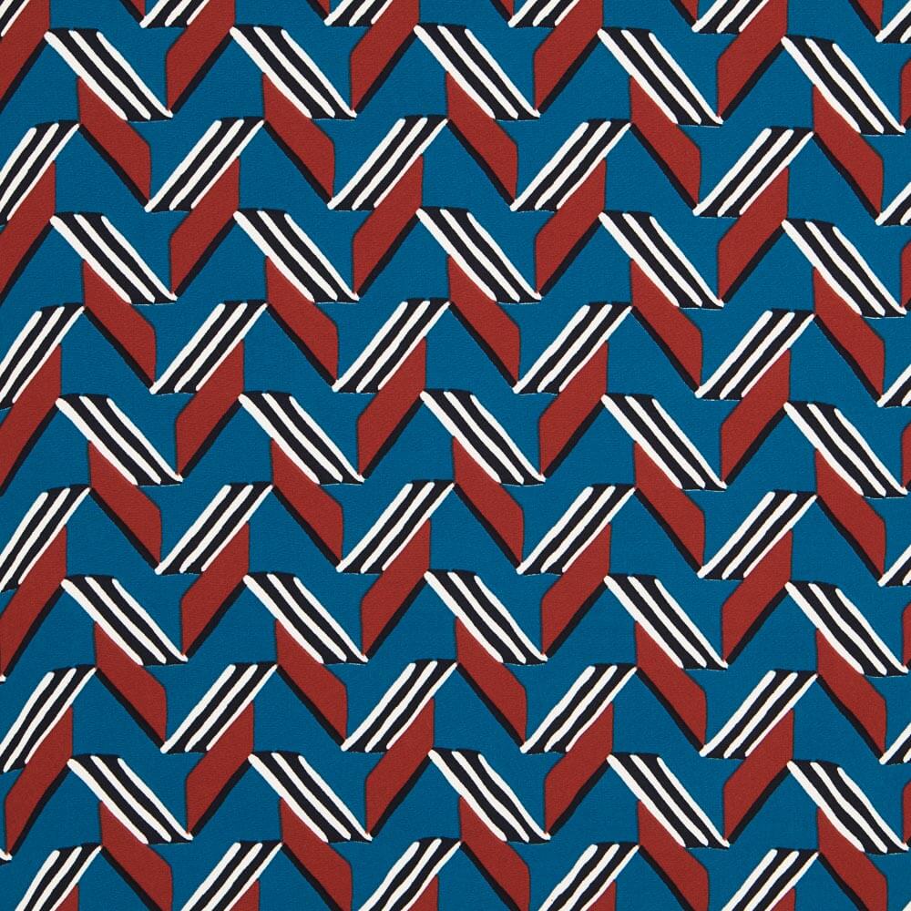 Viscose Crepe Geometric Duck - Ribes y Casals
