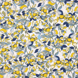 Yellow Floral Viscose Crepe - Ribes y Casals