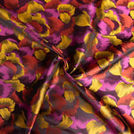 Brocade Petals Gold Scarlet - Ribes y Casals