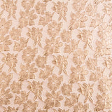 Nude Brocard Flower Fabric - Ribes y Casals