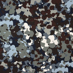 Blue Camouflage Viscose - Ribes y Casals