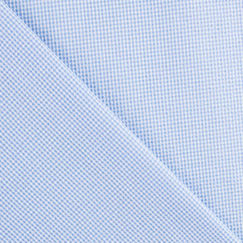 Seersucker Mini Blue Mix Check - Ribes y Casals