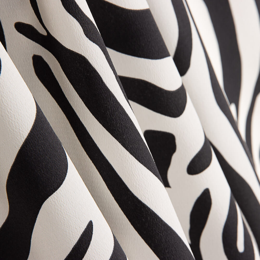 Crepe Polyester Zebra - Ribes y Casals