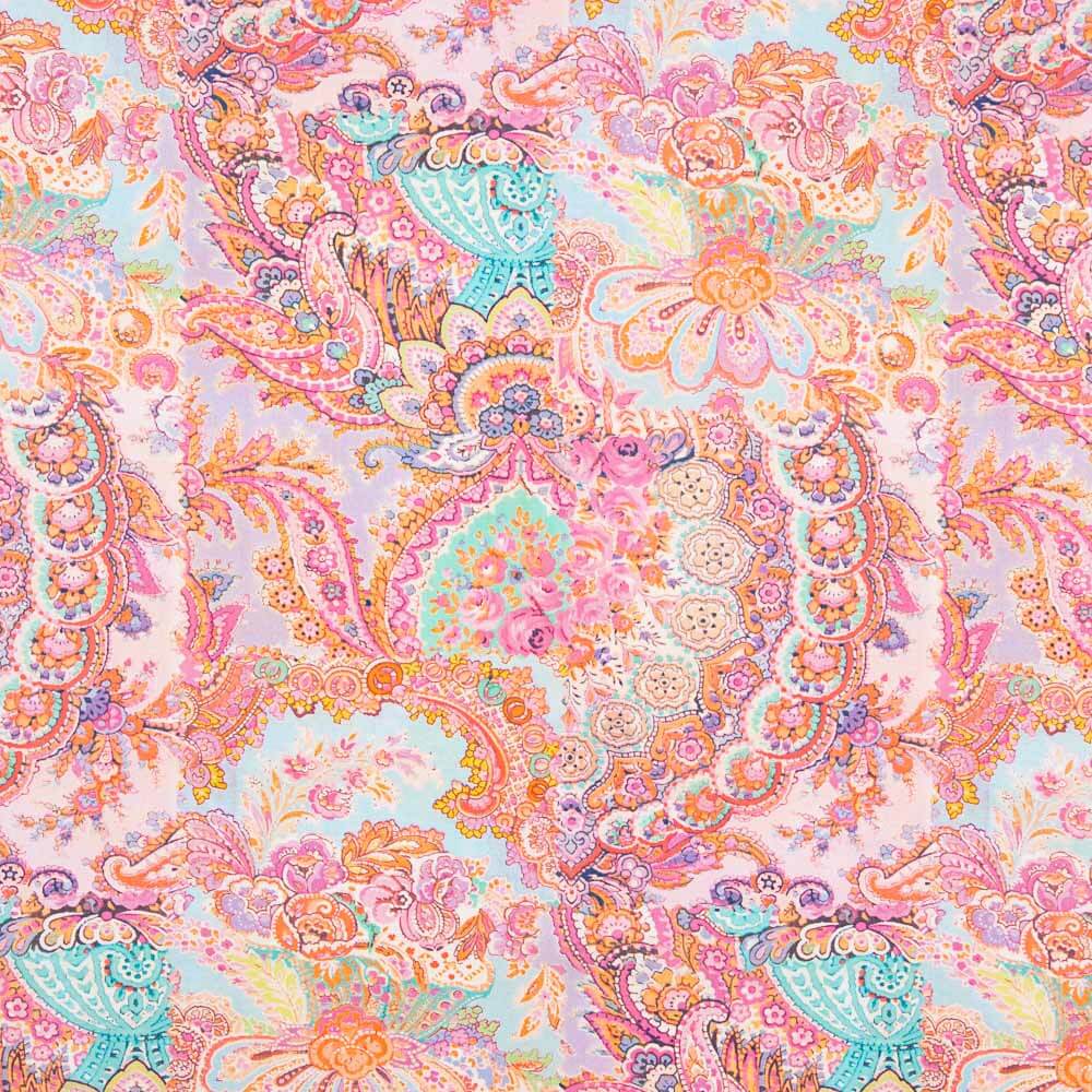 Summer Pink Viscose Poplin - Ribes y Casals