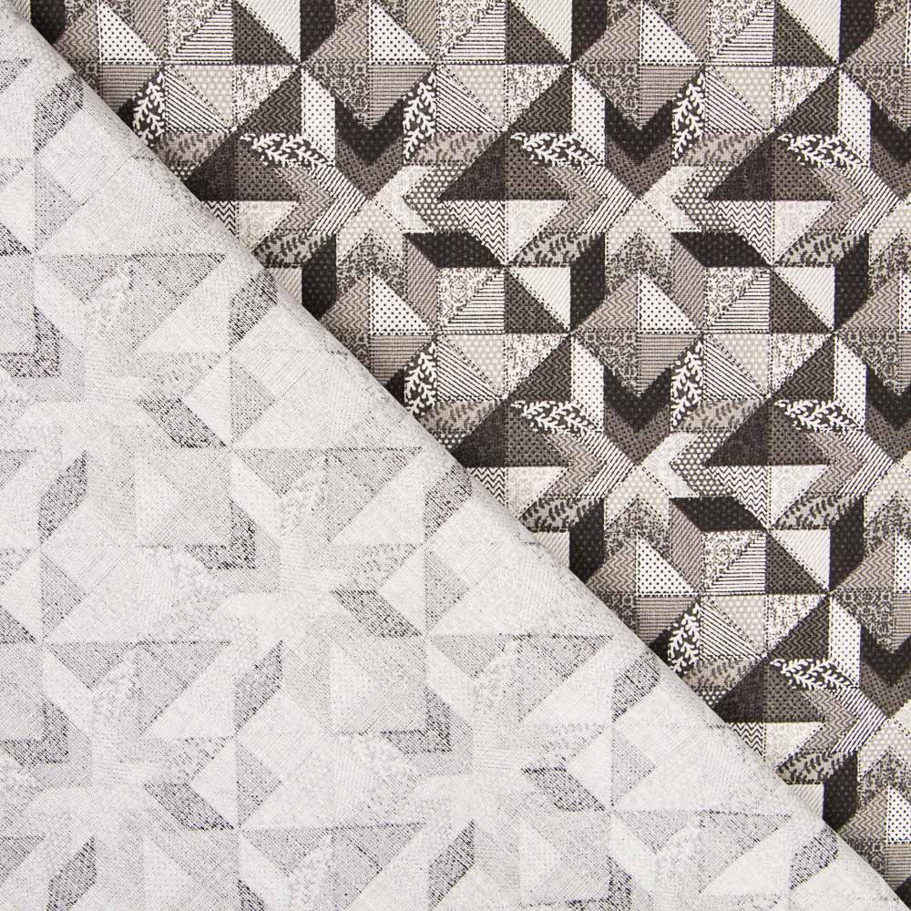 Algodón Patchwork Star Negro - Ribes y Casals