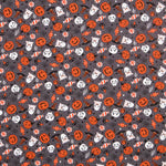 Poplin Oeko-Tex® Halloween Pumpkin Grey - Ribes y Casals