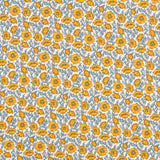 Tela Liberty flores Ocre - Ribes y Casals