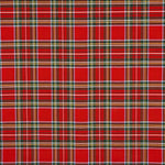 Tela Mantel Navidad Tartán Roja - Ribes y Casals