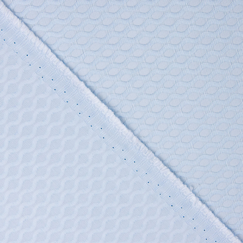 Piqué Spirals Light Blue - Ribes y Casals