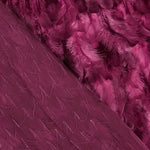 Fuchsia Fabric with Feathers - Ribes y Casals