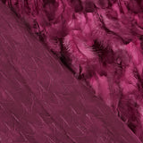 Fuchsia Fabric with Feathers - Ribes y Casals