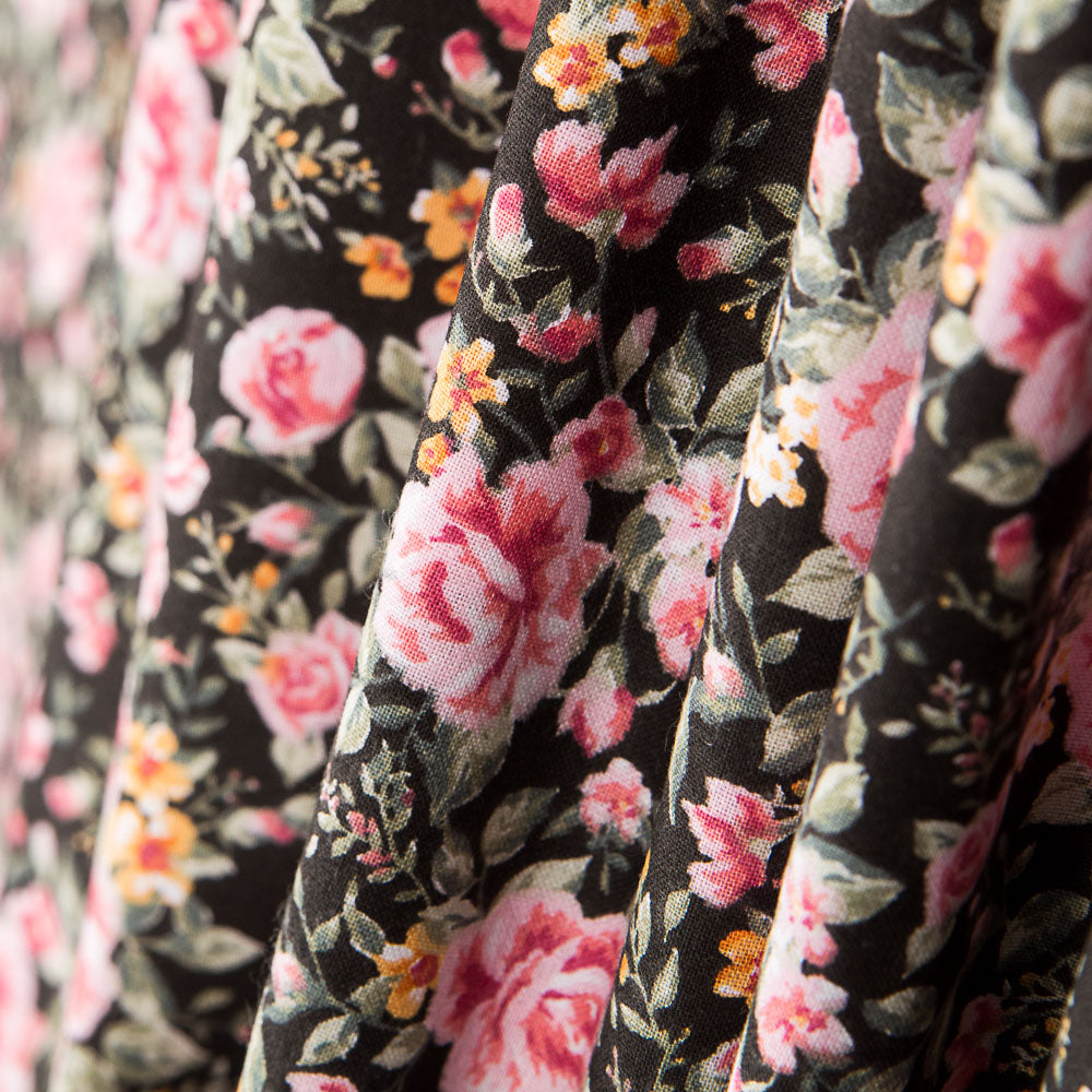 Algodón Cretona Negro - Ribes y Casals