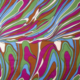 Viscose Geo Maxi Fuchsia - Ribes y Casals