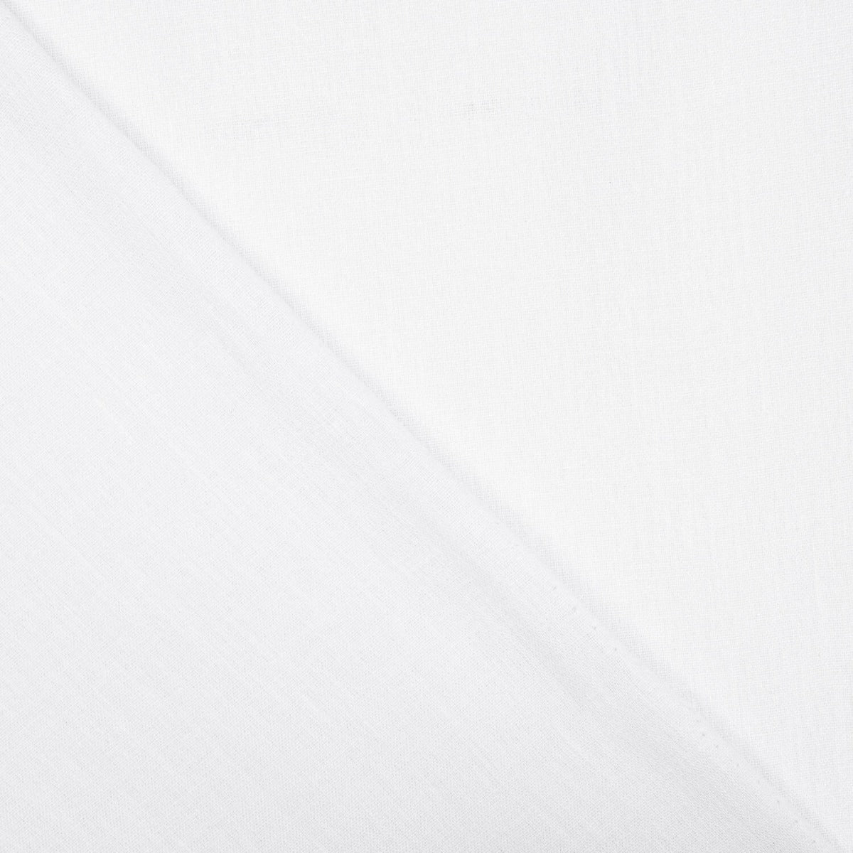 Plain Rustic Fabric in White - Ribes y Casals