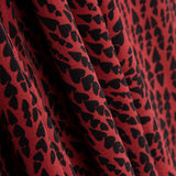 Printed Viscose Black Hearts - Ribes y Casals
