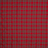 Red Tartan Polyester Taffeta - Ribes y Casals