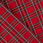 Red Tartan Polyester Taffeta - Ribes y Casals