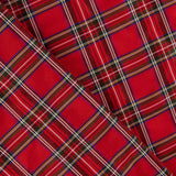 Red Tartan Polyester Taffeta - Ribes y Casals