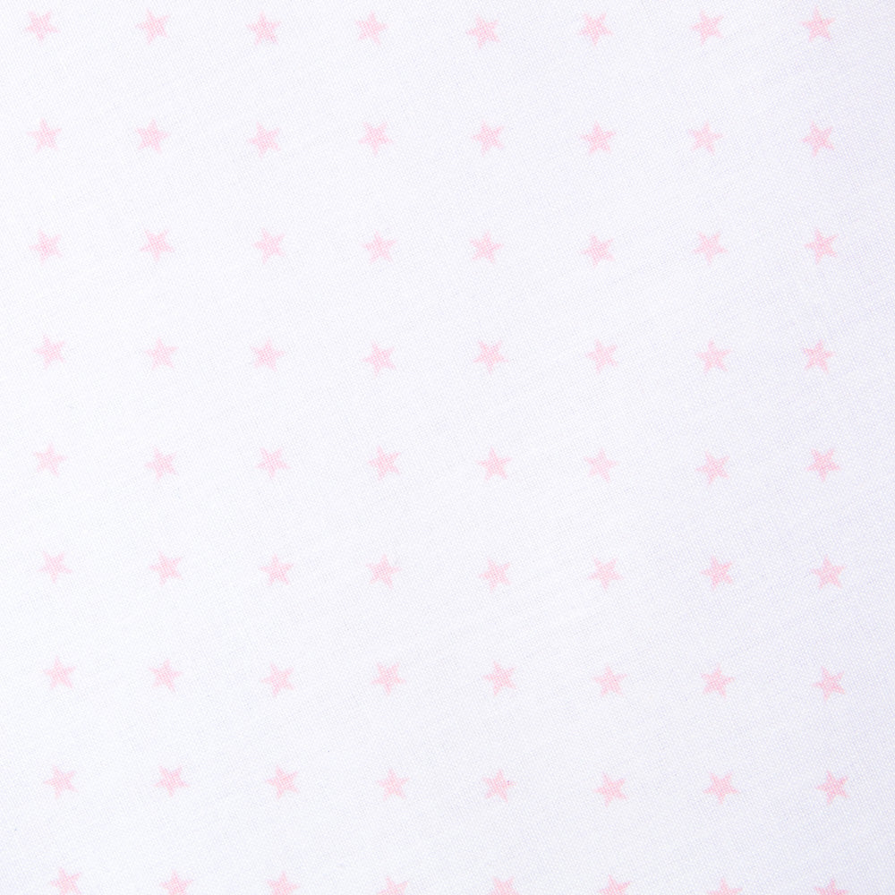 Bed Sheet Fabric Pink Stars - Ribes y Casals
