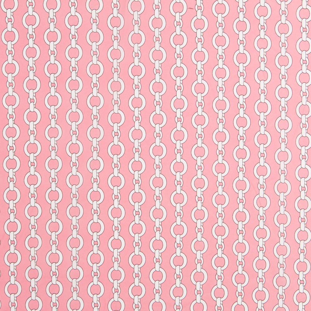 Pink Chain Satin Fabric - Ribes y Casals