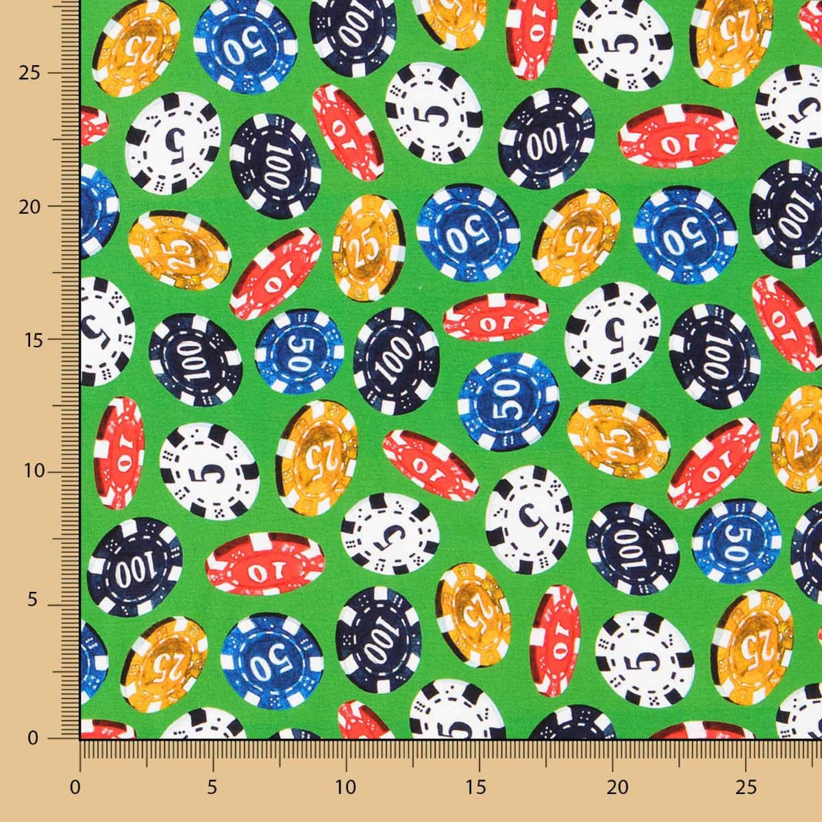 Green Poplin Poker - Ribes y Casals