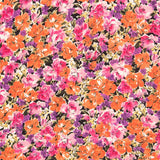 Orange Garden Viscose Fabric - Ribes y Casals