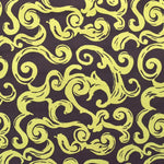 Printed Velvet Fabric Spirals Pistachio - Ribes y Casals