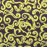 Printed Velvet Fabric Spirals Pistachio - Ribes y Casals