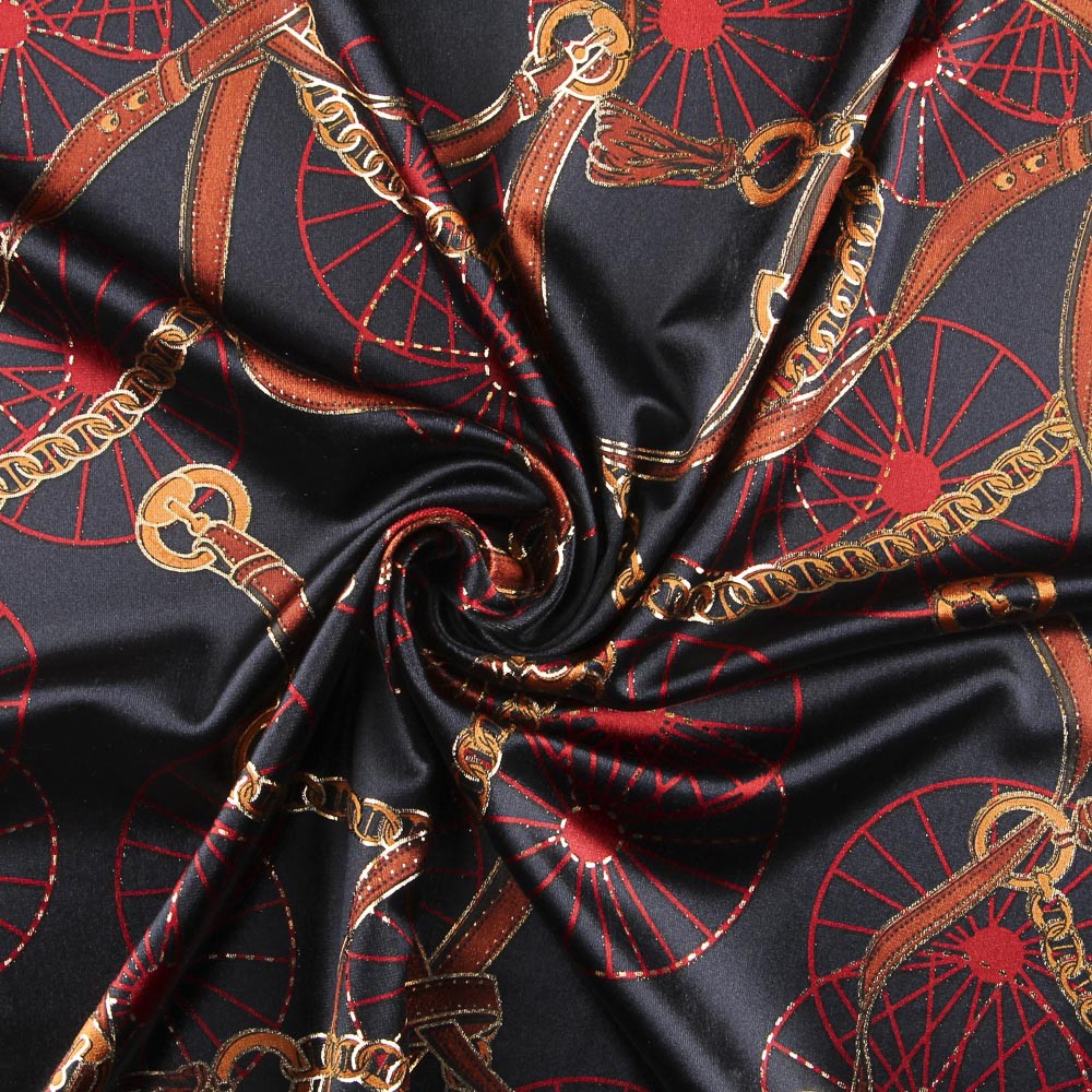 Hermes Blue Lurex Velvet - Ribes y Casals