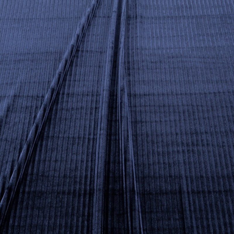 Ribbed Velvet Fashion Strong Blue - Ribes y Casals