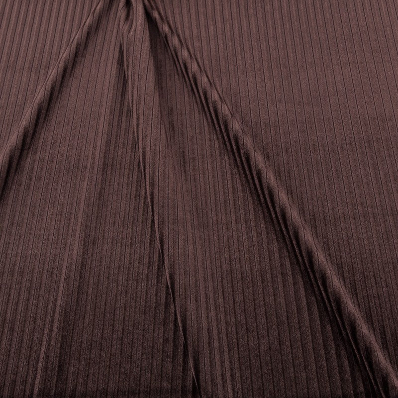 Ribbed Velvet Fashion Chocolate - Ribes y Casals
