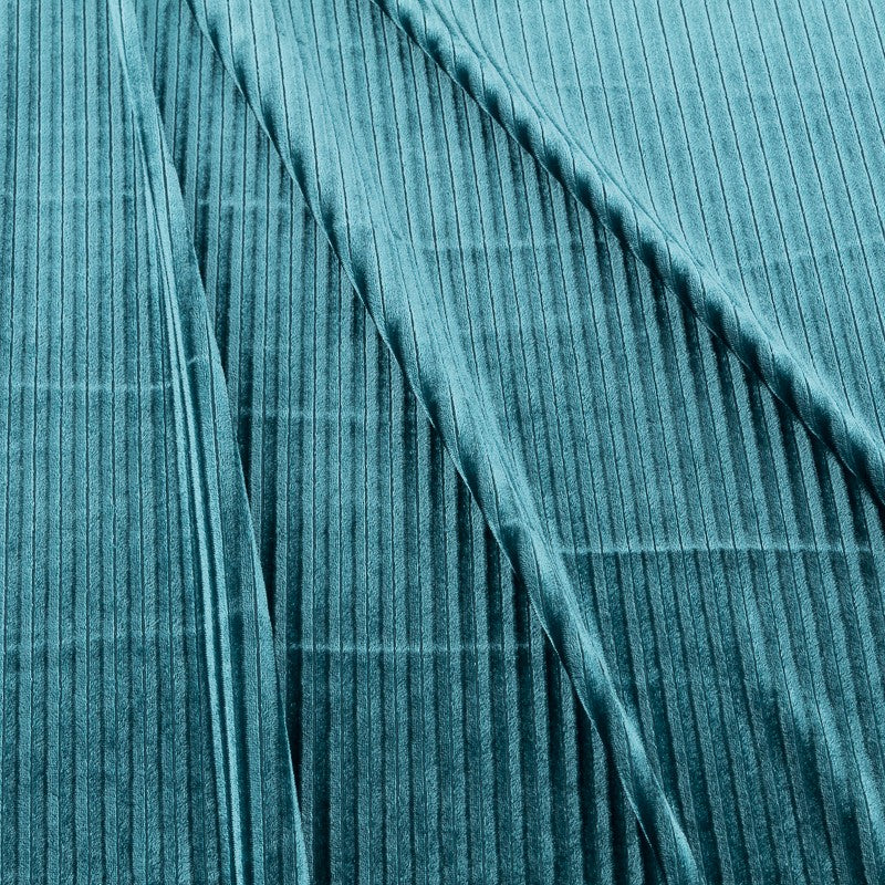 Ribbed Velvet Fashion Emerald - Ribes y Casals