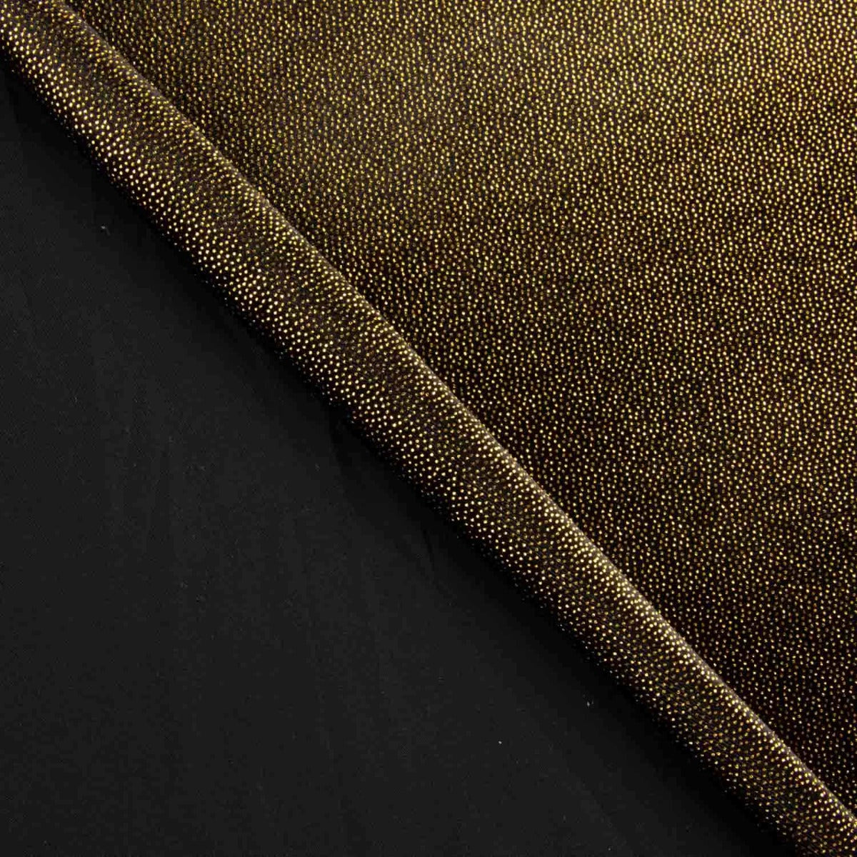 Fantasy Gold Black Stretch Velvet - Ribes y Casals