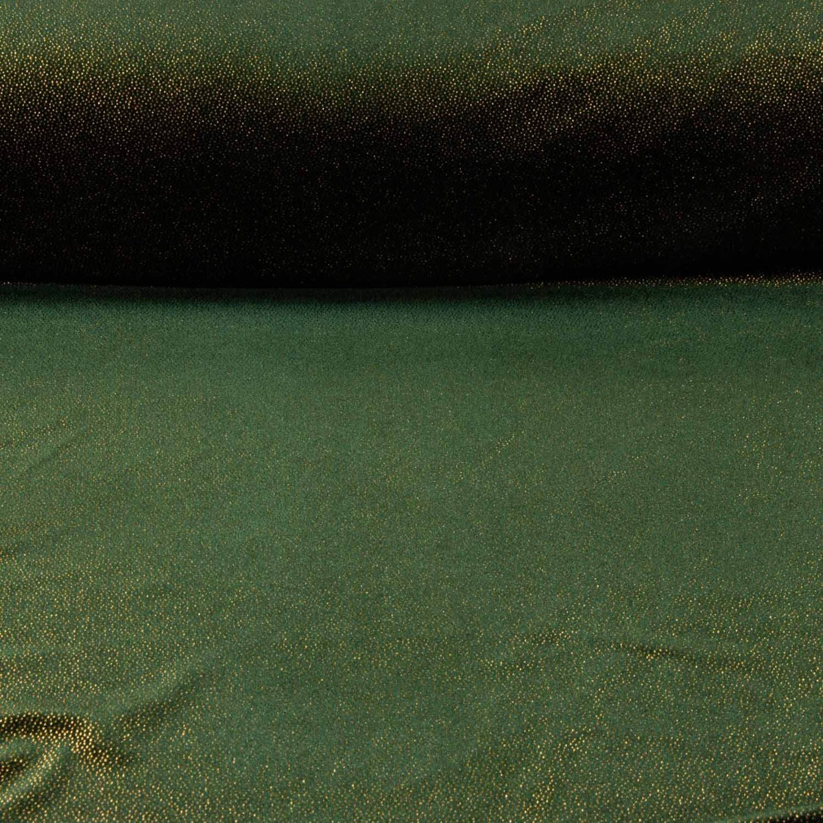 Fantasy Gold Green Stretch Velvet - Ribes y Casals