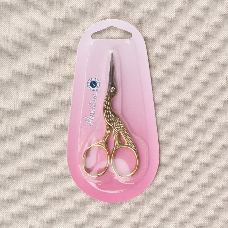 Stork Sewing Scissors Golden - Ribes y Casals
