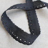 Embroidered Tape Navy 25mm - Ribes y Casals