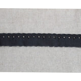 Embroidered Tape Navy 25mm - Ribes y Casals