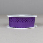 Embroidered Tape Purple 37mm - Ribes y Casals