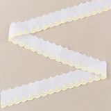 Batiste strip White Yellow 3.5cm - Ribes y Casals