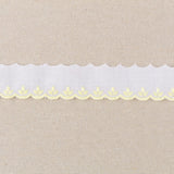 Batiste strip White Yellow 3.5cm - Ribes y Casals
