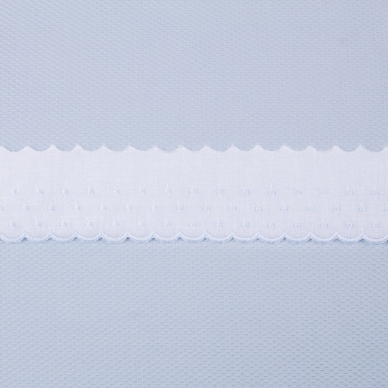 Batiste strip White y Blue 3cm - Ribes y Casals
